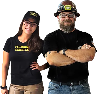 Team of plumbing and HVAC professionals